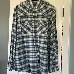 NWOT Men’s Large Panhandle Slim Pearl Snap